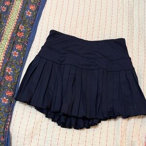 Navy Blue Skater Skirt
